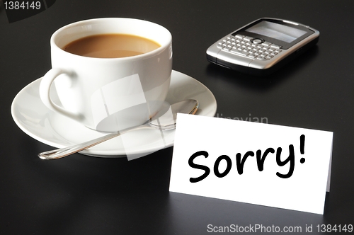 Image of sorry