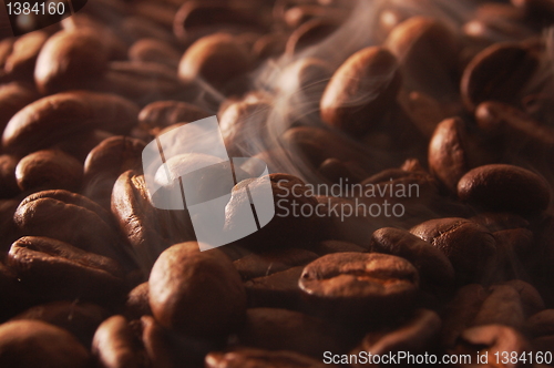 Image of roasting coffee