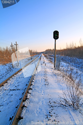 Image of railway semaphore