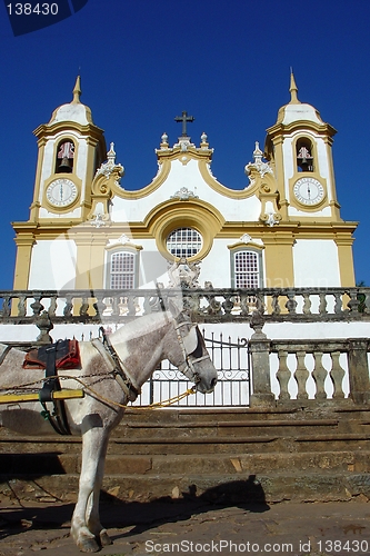 Image of The church and the horse