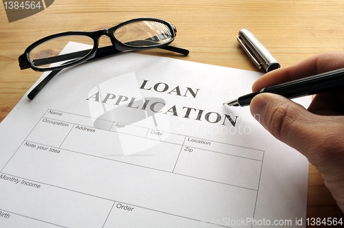 Image of loan application