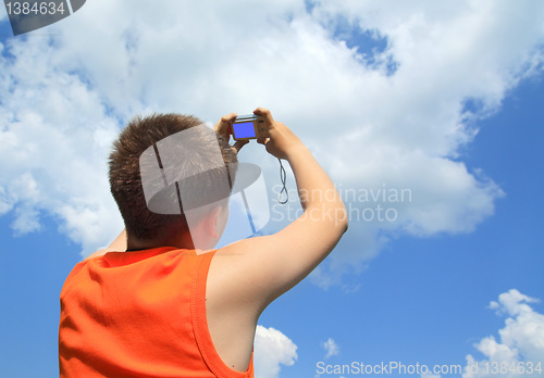 Image of boy with camera