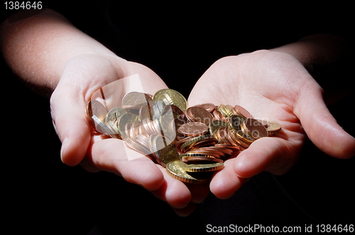 Image of hands with money