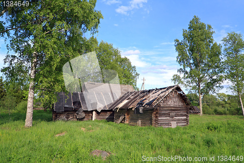 Image of old house in abandoned village