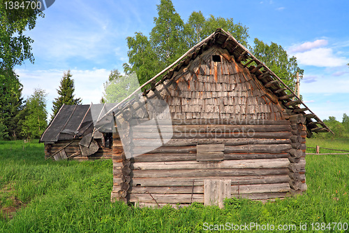 Image of old house in abandoned village