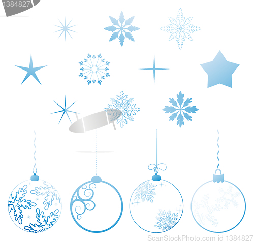 Image of Vector collection Christmas design elements