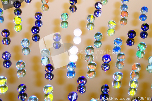 Image of marbles,reflections and shades