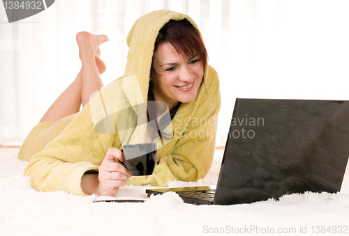 Image of woman with laptop