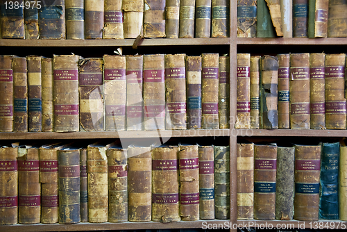 Image of Bookshelf in a law office