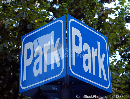 Image of Parking sign