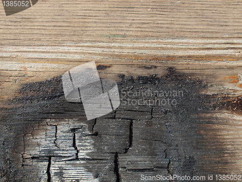 Image of Burned wood