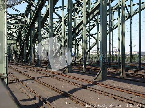 Image of Railway railroad tracks