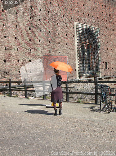 Image of Tourist girl