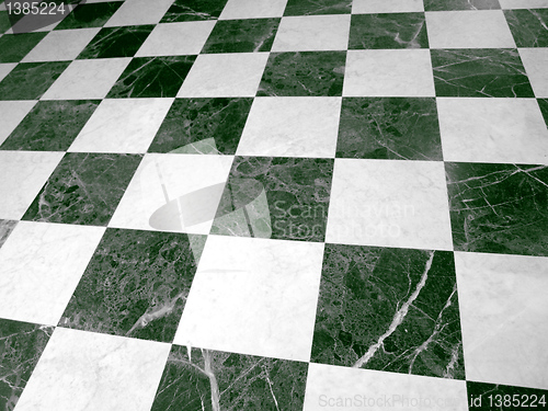 Image of Checked floor