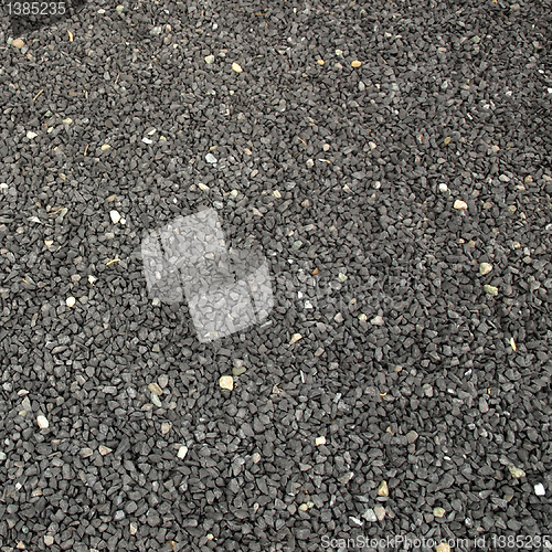 Image of Black gravel