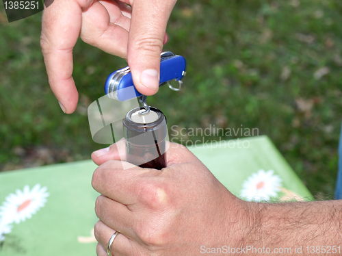 Image of Bottle opening