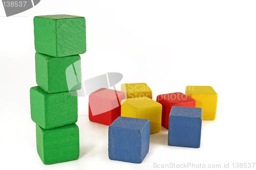 Image of green blocks