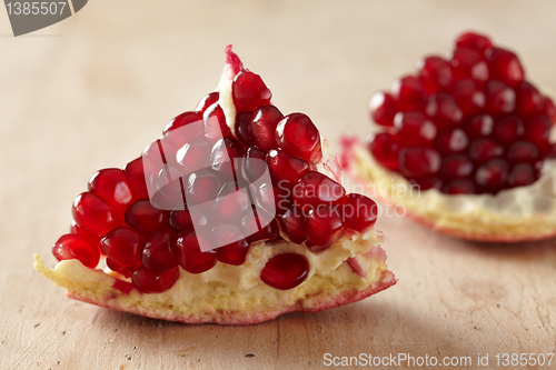 Image of pomegranate pieces