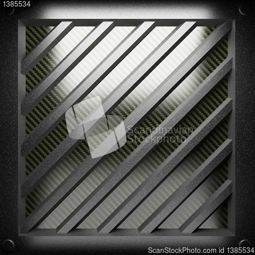 Image of steel plate on carbon