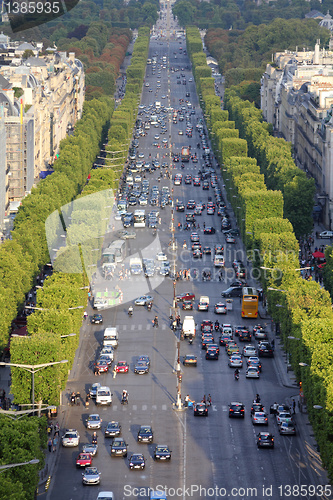 Image of Paris traffic