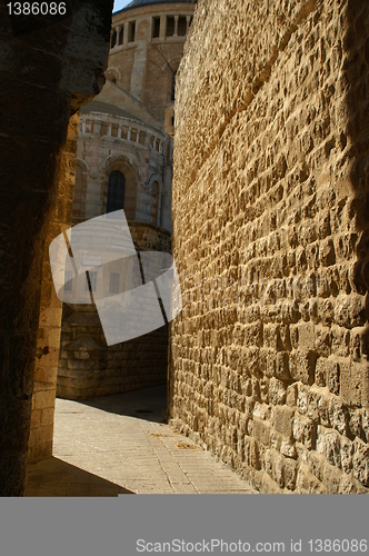 Image of A street in the old city jerusalem