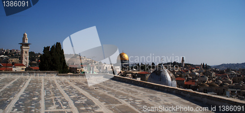 Image of Jerusalem temple mount panorama