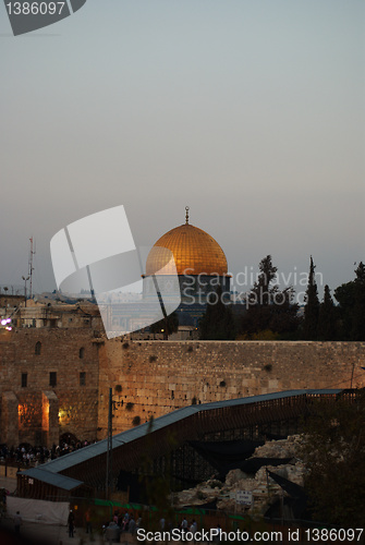 Image of Jerusalem temple mount panorama