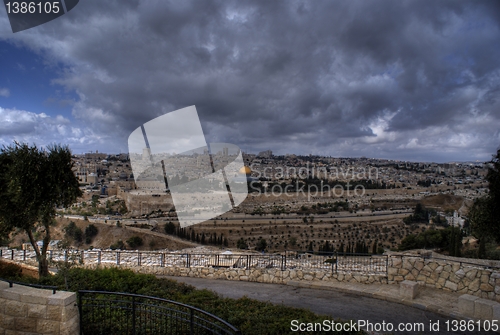 Image of Jerusalem temple mount panorama