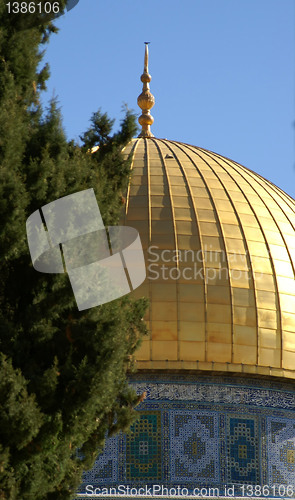 Image of jerusalem old city - dome of the rock