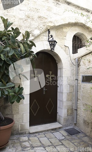 Image of Jerusalem street travel on holy land