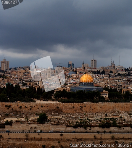 Image of Jerusalem temple mount panorama