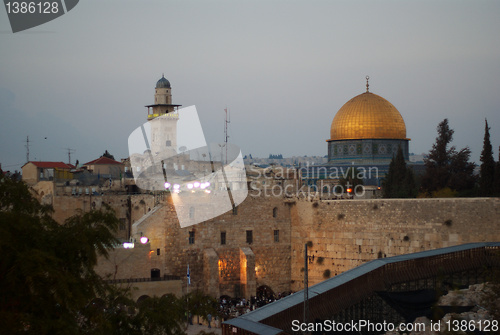 Image of Jerusalem temple mount panorama