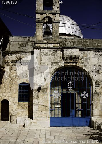 Image of Jerusalem street travel on holy land