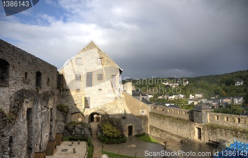 Image of Bouillon  medieval castle in belgium