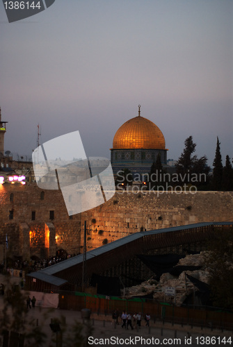 Image of Jerusalem temple mount panorama