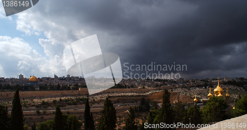 Image of Jerusalem temple mount panorama