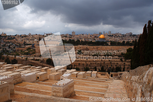 Image of Jerusalem temple mount panorama