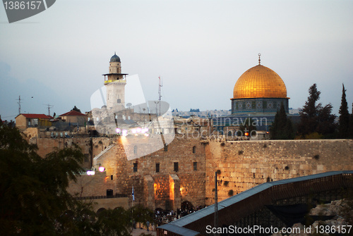 Image of Jerusalem temple mount panorama