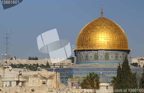 Image of jerusalem old city - dome of the rock