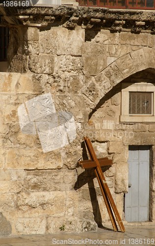 Image of A cross in Jerusalem