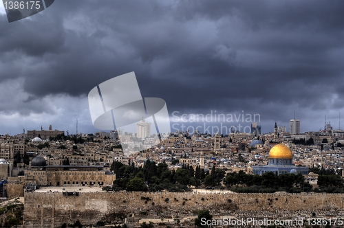 Image of Jerusalem temple mount panorama