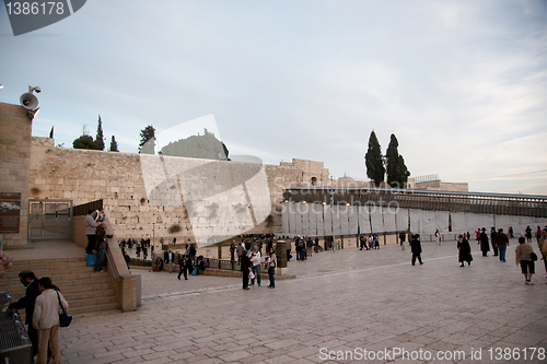 Image of Wailing wall in jerusalem