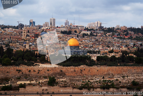 Image of Jerusalem temple mount panorama