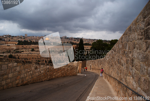 Image of Old jewish cemetry in olive mount