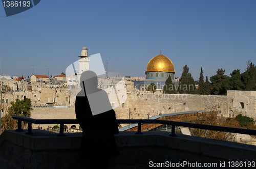 Image of jerusalem old city - dome of the rock