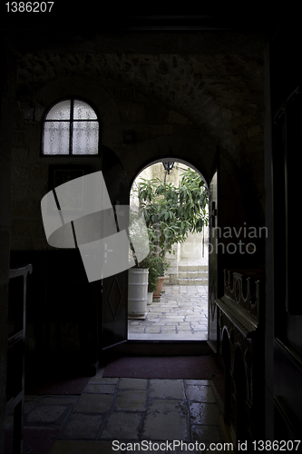 Image of Jerusalem street travel on holy land