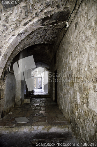 Image of Jerusalem street travel on holy land