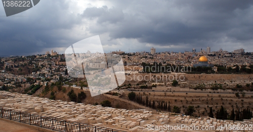 Image of Jerusalem temple mount panorama