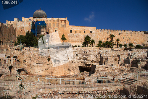 Image of Jerusalem temple mount panorama