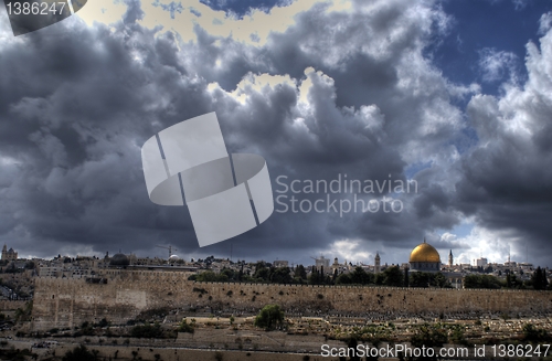 Image of Jerusalem temple mount panorama